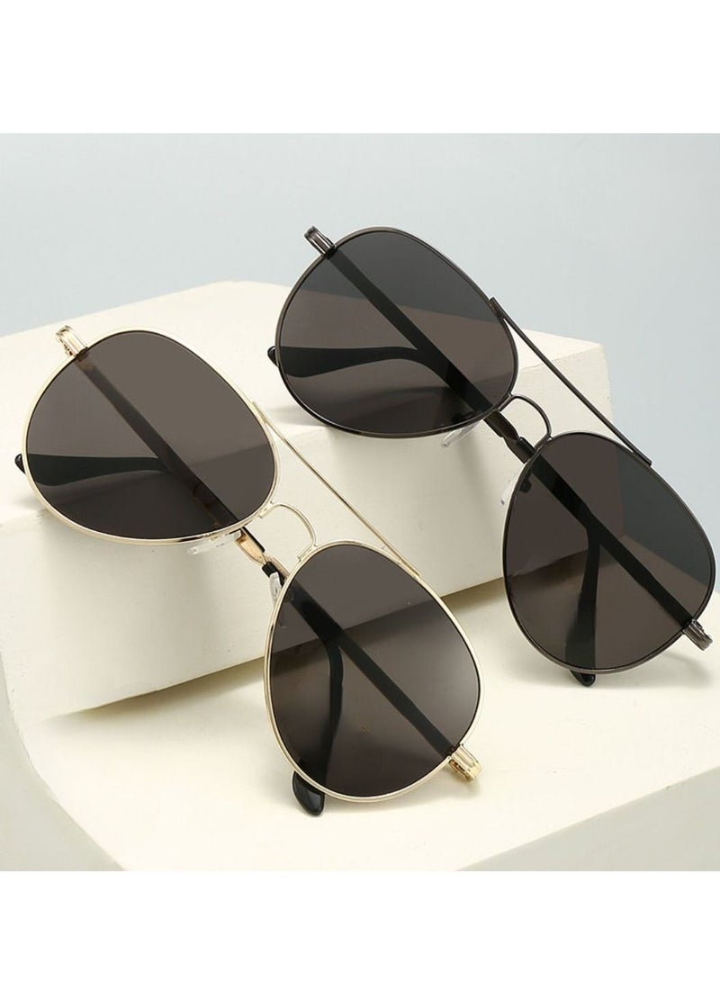 RedMapleTEK Full Frame Polarized UV400 Pilot Frame Sunglasses  - Image 3