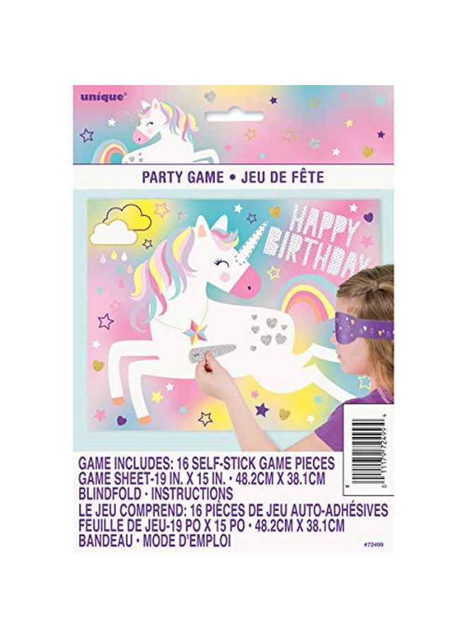 Unique Unicorn Birthday Party Game For 16 Players 1 Ct. - Image 2