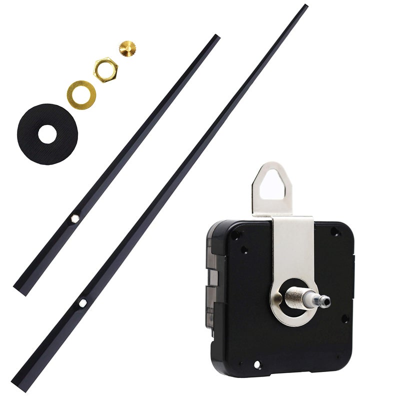 TIKROUND Youngtown 12888 High Torque Quartz Clock Movement Replacement Parts with 312 mm/ 12.3 Inch Long Spade Hands - Image 4