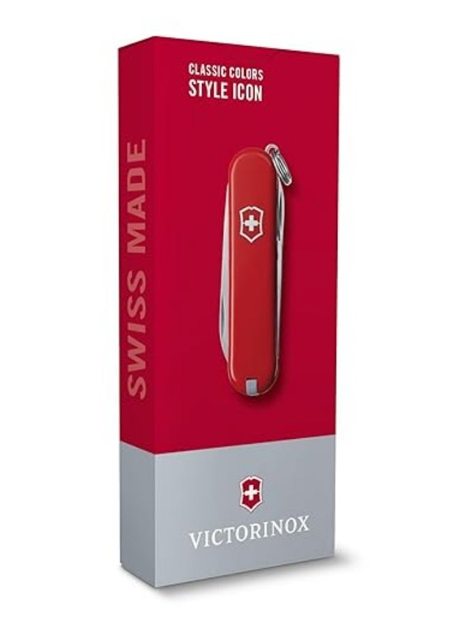 Victorinox Swiss Army Knife - Fresh. Stylish. Colorful Swiss Classics - 7 Function, Multi-Utility Tool with a Pair of Scissors - Red, 58 mm, M - Image 2
