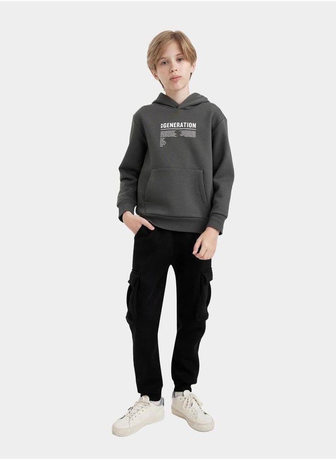 DeFacto - Relaxed Fit Cargo Joggers with Drawstring by Styli - Image 1