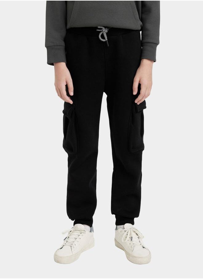 DeFacto - Relaxed Fit Cargo Joggers with Drawstring by Styli - Image 1