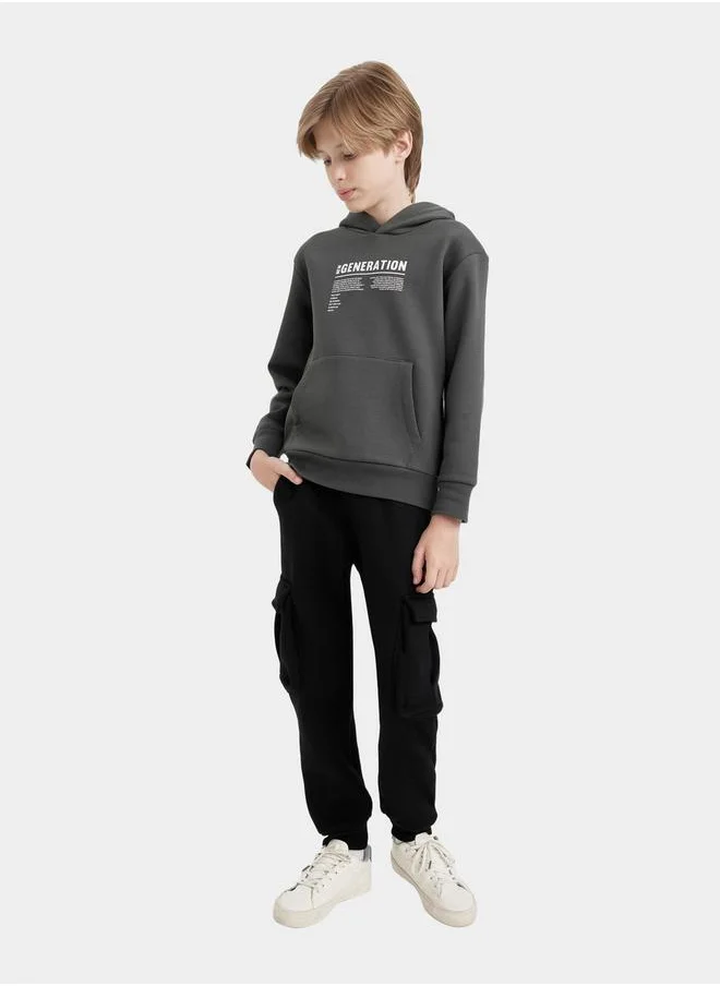 DeFacto Relaxed Fit Cargo Joggers with Drawstring by Styli