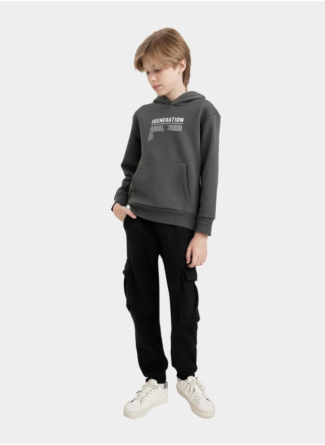DeFacto - Relaxed Fit Cargo Joggers with Drawstring by Styli - Image 1