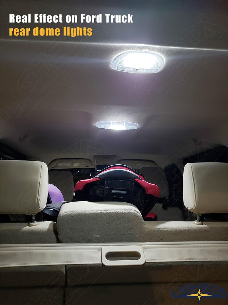 LIGHSTA 9PCS Super Bright White LED Interior Light Kit Package for Ford F150 2009 2010 2011 2012 2013 2014 + Cargo Lights + License Plate Lights and Install Tool - Image 5