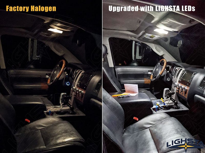 LIGHSTA 9PCS Super Bright White LED Interior Light Kit Package for Ford F150 2009 2010 2011 2012 2013 2014 + Cargo Lights + License Plate Lights and Install Tool - Image 2