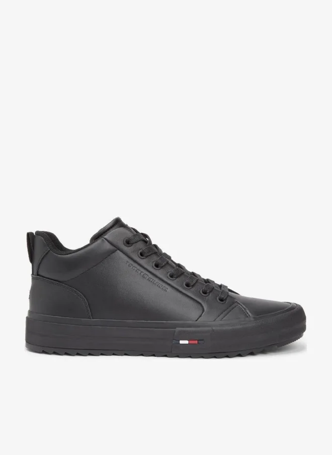 TOMMY HILFIGER Leather Harlem Street Mid Rise Sneakers