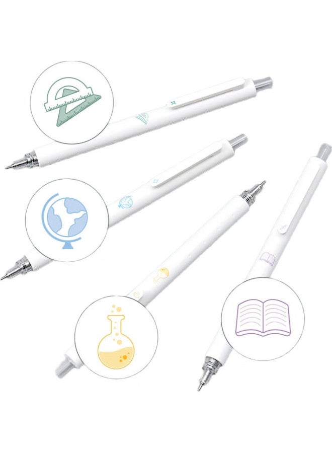 Kaco Jingdian Gel Pen Set For Students, Quick-Drying Exam Pen, Carbon Black Signature Pen, Push-Button Pen, Aesthetically Pleasing Stationery, Subject Pen Set (New And Old Packaging Shipped Alternately) - Image 1