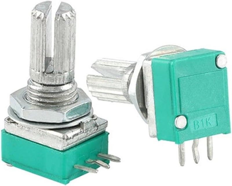 RK097N Single Audio Amplifier Seal Potentiometer 3P 15mm Lenth B1K 5K 10K 20K 50K 2-10Pcs(RK097N 1K Ohm 5pcs) - Image 2