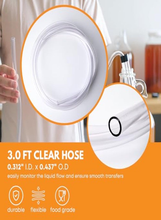 FastRack 3/8" Mini Auto Bottling Siphoning Kit w/Food Grade, 3' ft Hose, Clear - Image 5