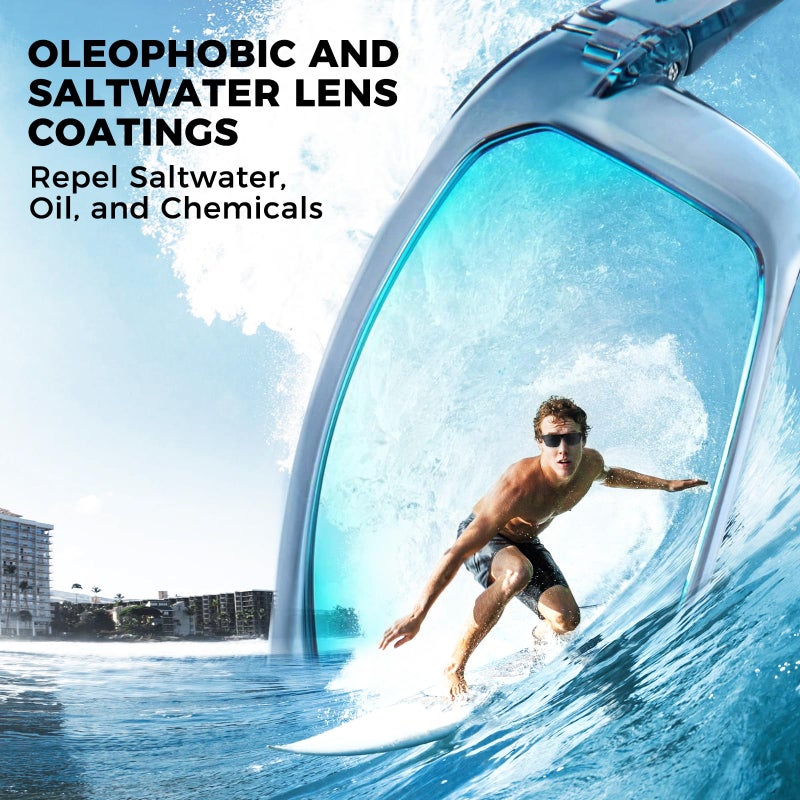 KastKing Huzzah Polarized Sport Sunglasses for Men and Women, Ideal for Driving Fishing Cycling and Running,UV Protection - Image 2