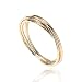 PAVOI Four Way Spinning Anxiety Ring interlocked Yellow Gold 6 - Image 2