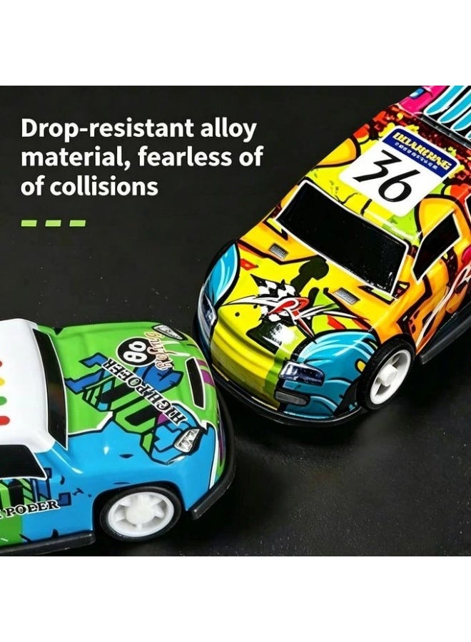 3PCS Die-Cast Metal Friction Pull-Back Toy Vehicles Set for Kids - Image 4