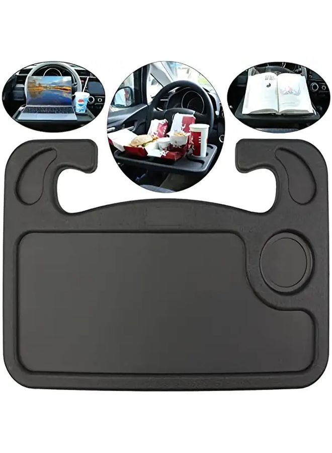 Black Heavy Duty Car Desk Tray Non Slip Storage Cup Holders Phone Holder for SUV - Image 3