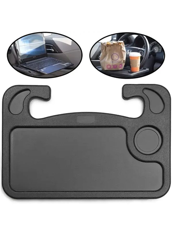 Black Heavy Duty Car Desk Tray Non Slip Storage Cup Holders Phone Holder for SUV - Image 5