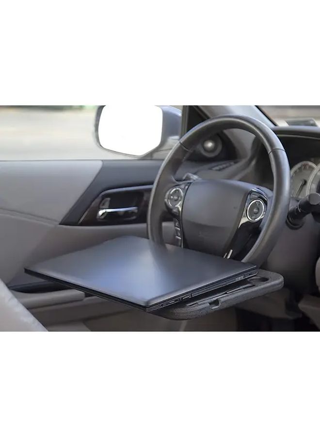 Black Heavy Duty Car Desk Tray Non Slip Storage Cup Holders Phone Holder for SUV - Image 2