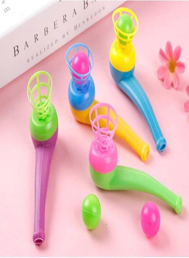 Royals Return Gift for Birthday Floating Ball Toy Air Suspension Blowing Ball Game Blow Pipe for Kids Baby Toddler (Random Color) (Pack of 12) - Image 3