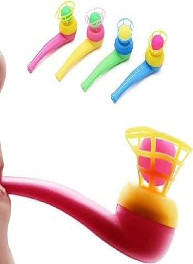 Royals Return Gift for Birthday Floating Ball Toy Air Suspension Blowing Ball Game Blow Pipe for Kids Baby Toddler (Random Color) (Pack of 12) - Image 2