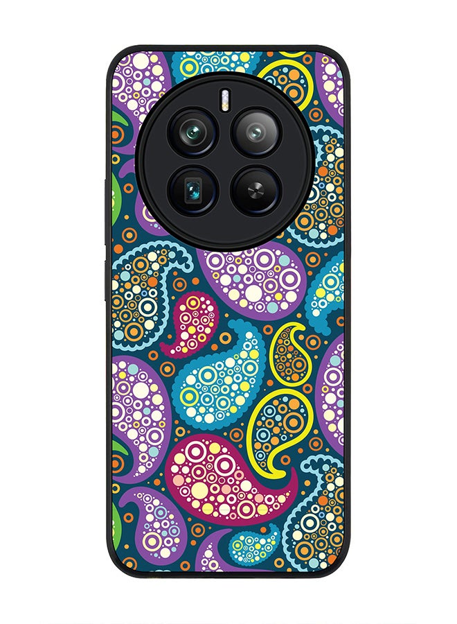Stylizedd Rugged Black edge case for Realme 12 Pro / Realme 12 Pro Plus 5G, Slim fit Soft Case Flexible TPU Gel Thin Cover -  Indian Summer - Image 1