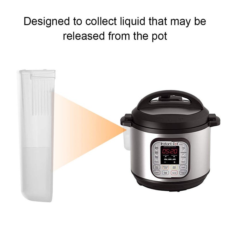 ZoneFly Original Condensation Collector for Instant Pot 5, 6, 8 Quart Duo, Duo Plus, Ultra, Lux, Smart 2 - Pack  - Image 2