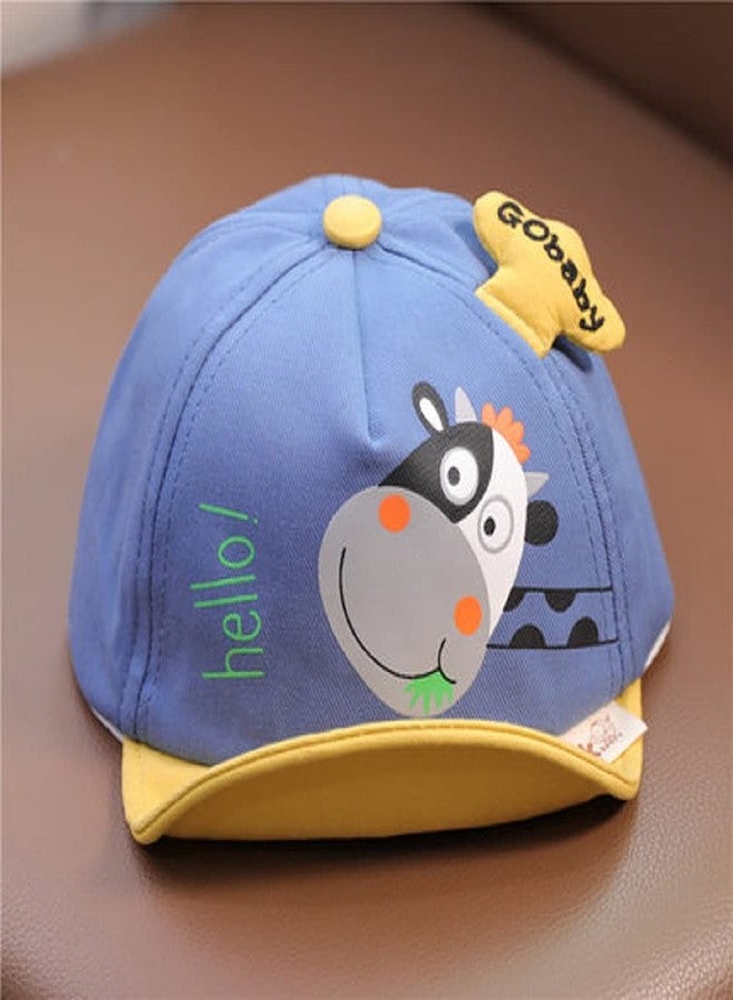Ziory 1 Pc Go Baby' Cartoon Bear Cap - Blue (9 months-18 Months) - Image 3