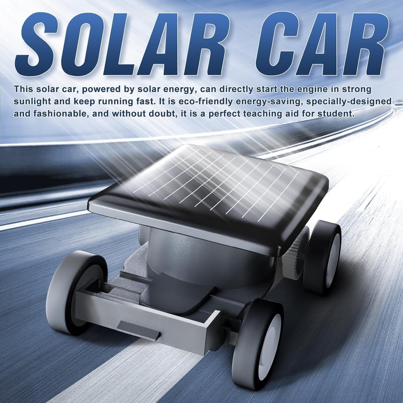 Solar Car Toy for Kids, Solar Energy Powered Mini Car, Educational STEM Science Kit for Ages 2-10, Cool Tiny Solar Powered Vehicles, Fun Learning Toy for Boys and Girls, Hands-On Science Activity - Image 4