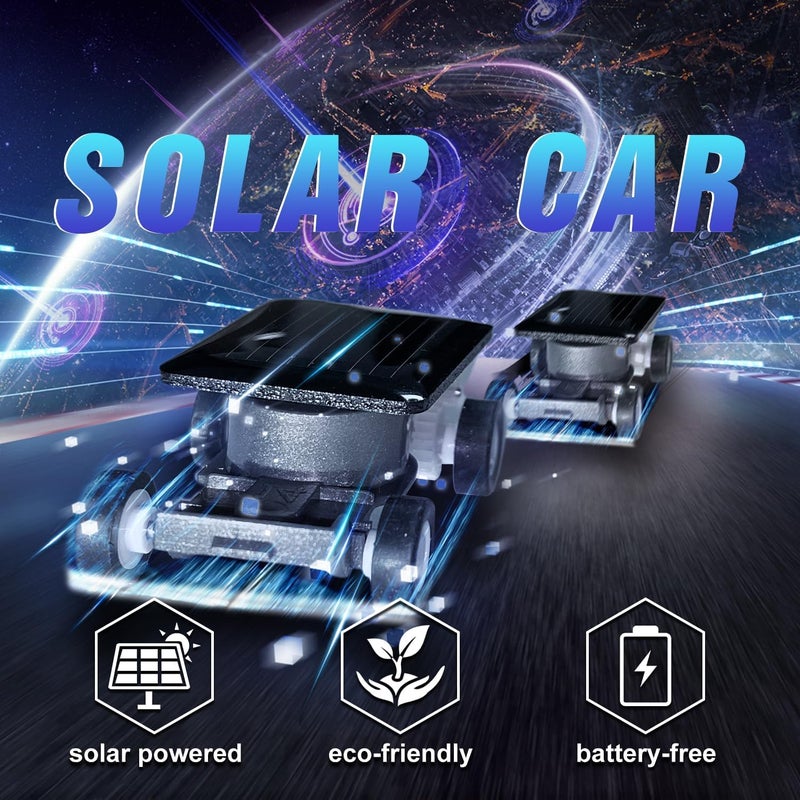 Solar Car Toy for Kids, Solar Energy Powered Mini Car, Educational STEM Science Kit for Ages 2-10, Cool Tiny Solar Powered Vehicles, Fun Learning Toy for Boys and Girls, Hands-On Science Activity - Image 3