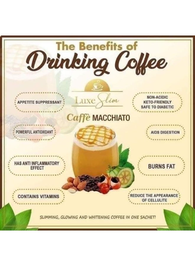 NUGEN Caffe Macchiato Coffee Drink – Arabica Coffee with L-Carnitine & Collagen Supplement – 10 Sachets - Image 4