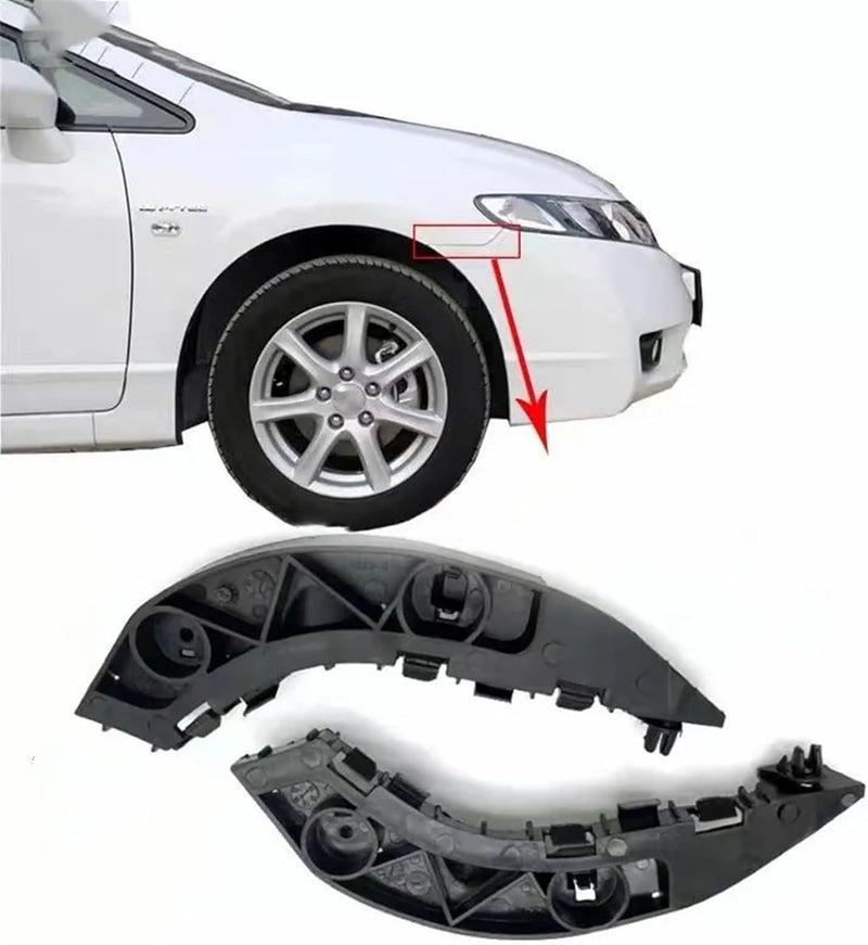 DEMULAX Car Front Bumper Bracket for Honda Civic - Image 4