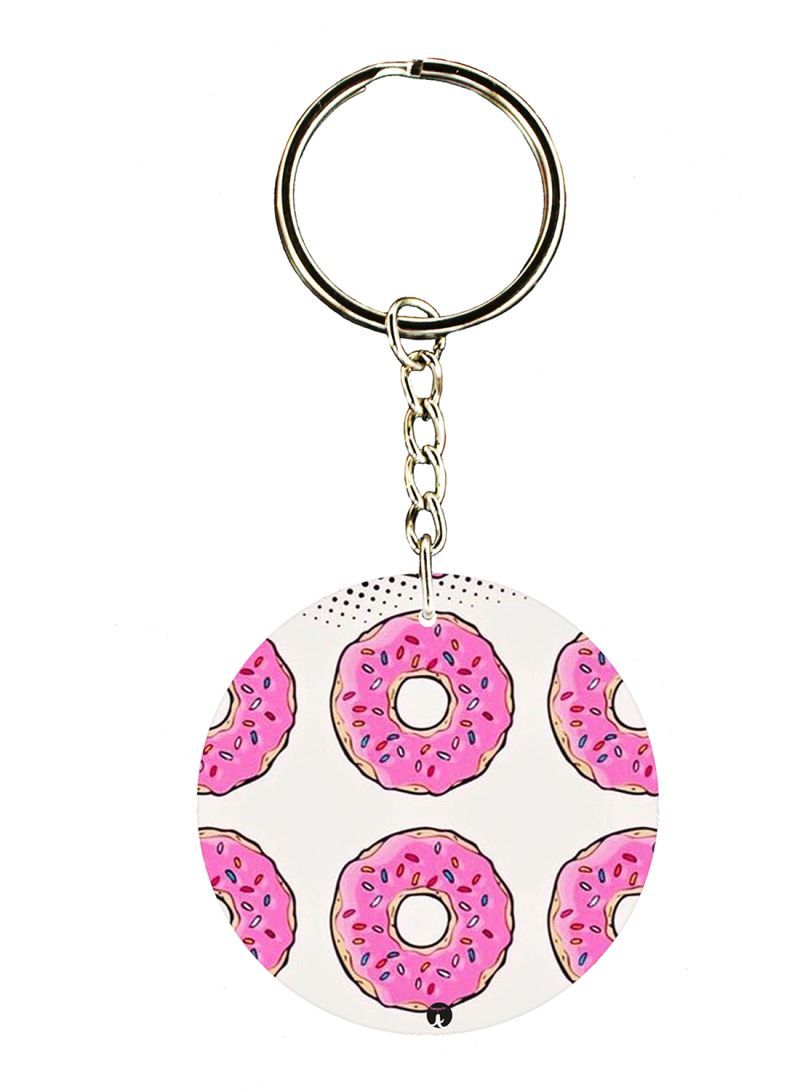 RKN Donuts Double Side Printed Keychain
