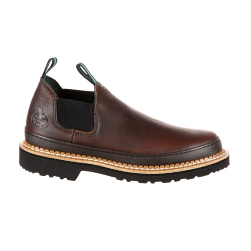 Georgia Boot Georgia Giant Romeo Steel Toe Work Shoe, Soggy Brown, Size 10(M) - Image 1
