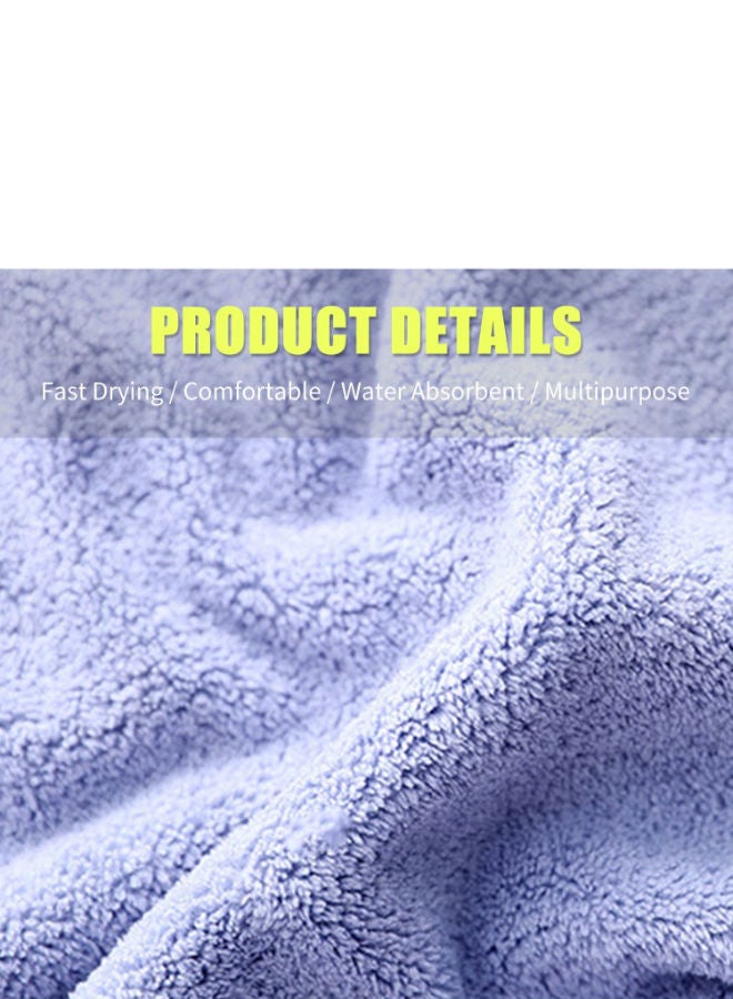 نيبمينينت منشفة حمام صوف مرجانية ناعمة وزغبية بني 13.8 x 29.5بوصة - Image 3