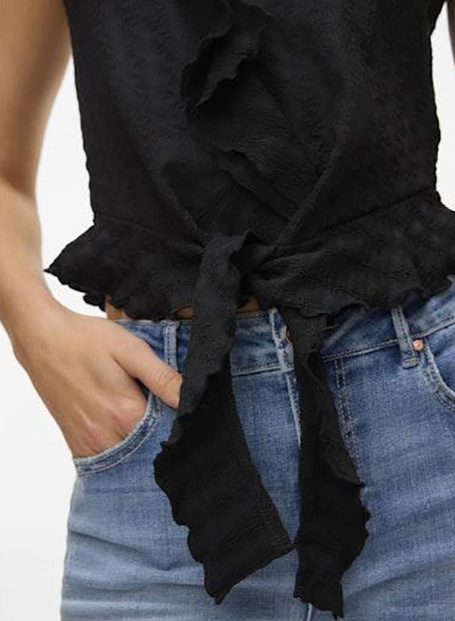 VERO MODA Vmida Sl Frill Top Jrs Ga  - Image 5
