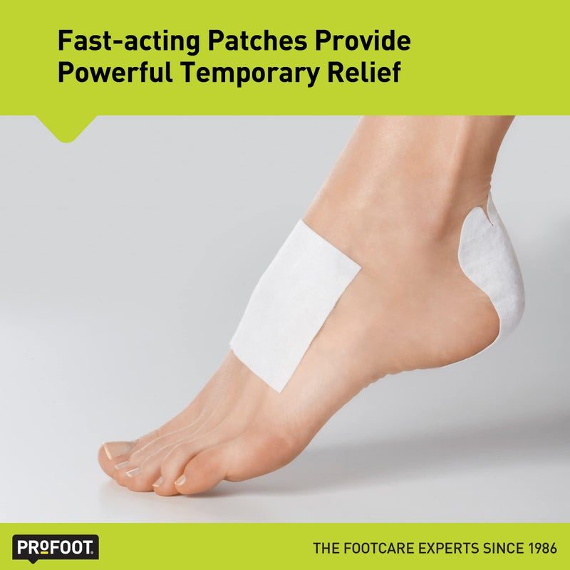 PROFOOT Pain Relief Patches for Foot & Heel Pain - 6 Count - Up to 8 Hours Relief from Sprains, Strains & Bruises - Image 2