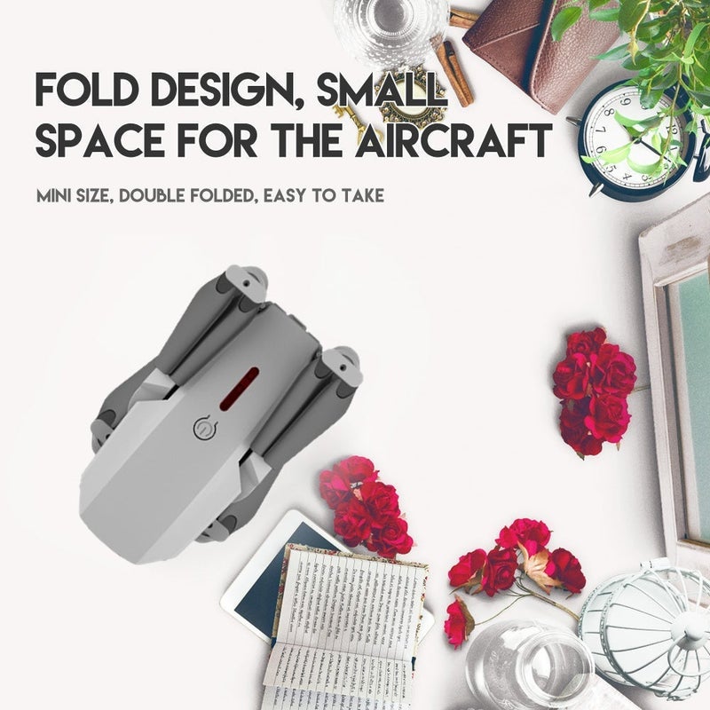 LS-E525 RC Drone with Camera 4K Drone Dual Camera WiFi FPV Drone Headless Mode Altitude Hold Gesture Photo Video Track Flight 3D Filp RC Qudcopter - Image 2