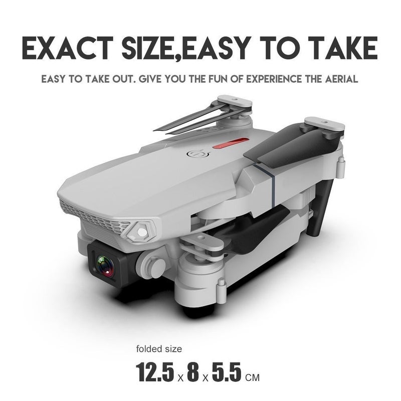 LS-E525 RC Drone with Camera 4K Drone Dual Camera WiFi FPV Drone Headless Mode Altitude Hold Gesture Photo Video Track Flight 3D Filp RC Qudcopter - Image 5
