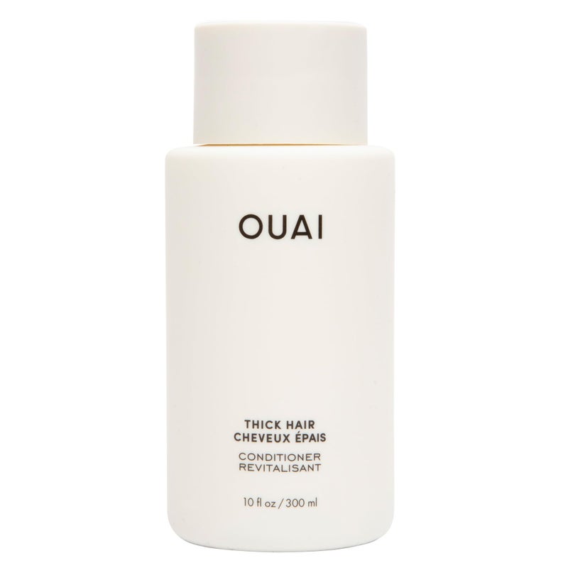 OUAI Thick Hair Conditioner - Moisturizing Conditioner for Dry, Frizzy Hair - Keratin, Marshmallow Root, Shea Butter and Avocado Oil - Paraben, Phthalate & Sulfate Free (10 Oz) - Image 1