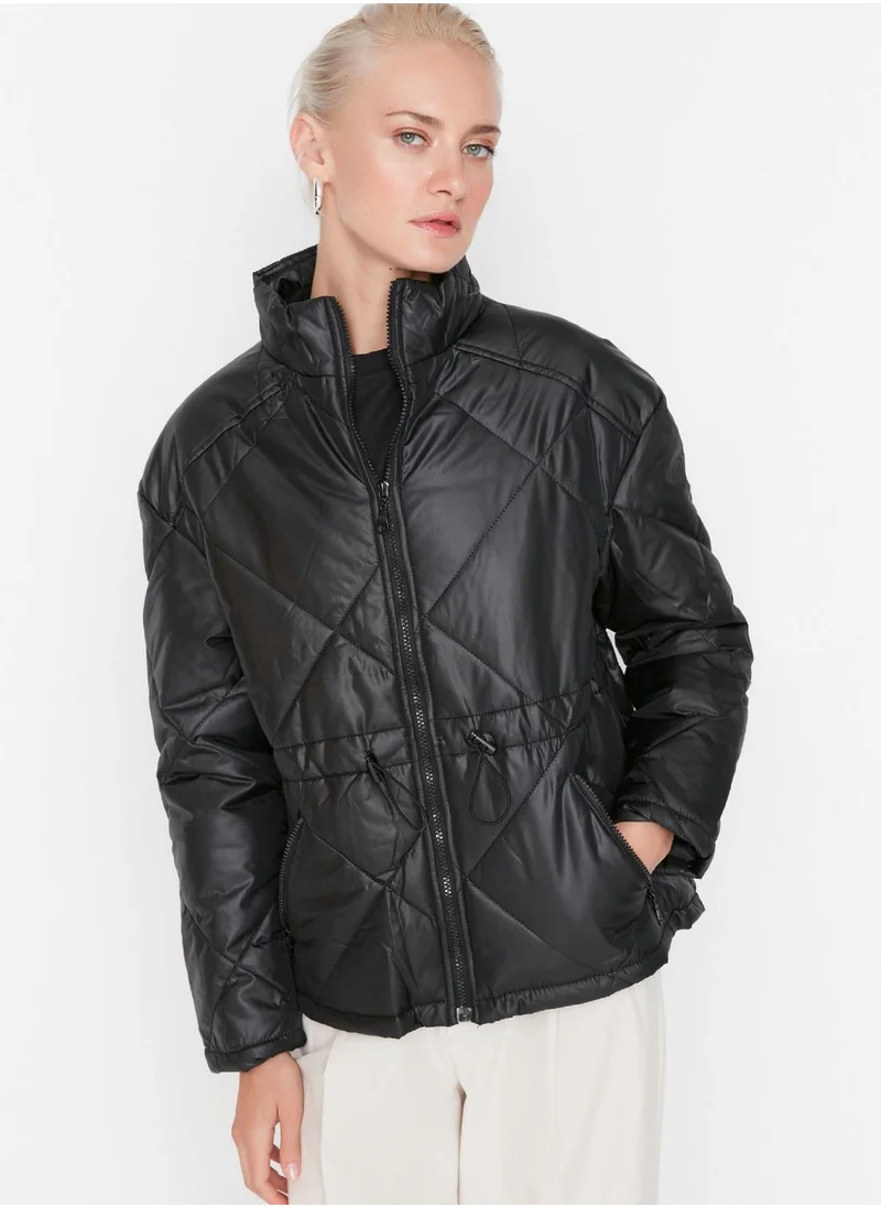 trendyol Pocket Detail Zipped Jacket