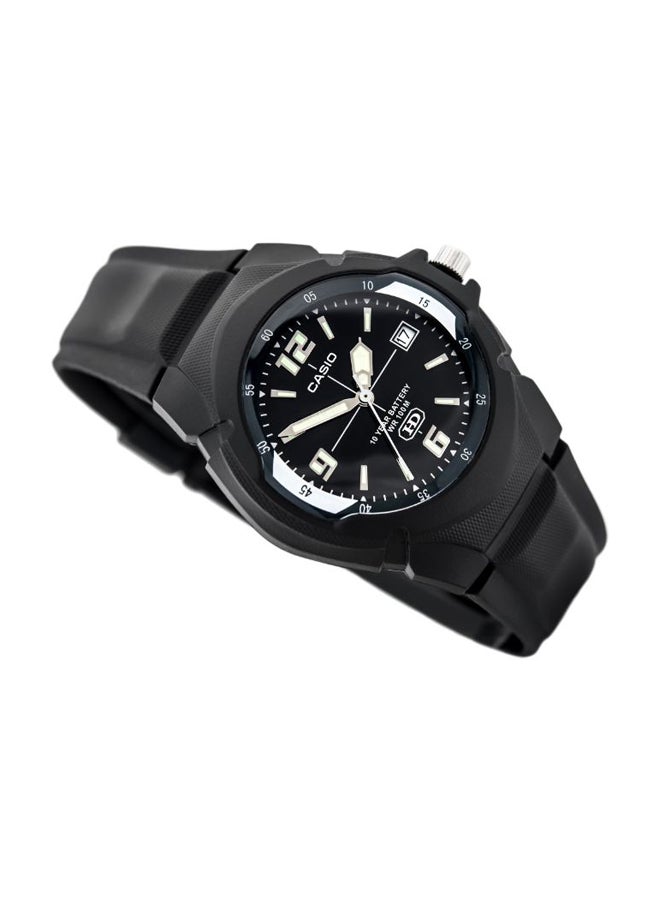 CASIO Men Resin Analog Watch MW-600F-1AVDF - 46 mm - Black - Image 3