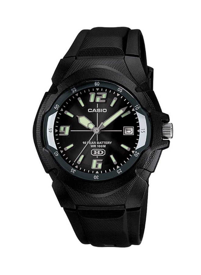 CASIO Men Resin Analog Watch MW-600F-1AVDF - 46 mm - Black - Image 1