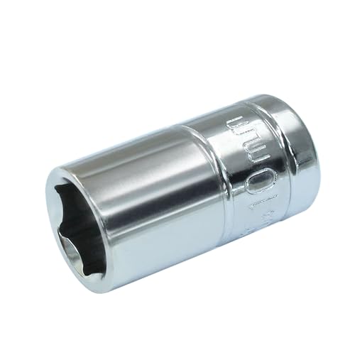 HARSKIYER 4 Pcs 1/4 Inch Drive 10mm Shallow Socket, 6 Point Chrome Vanadium Steel Metric Sockets, Mirror Finish - Image 2