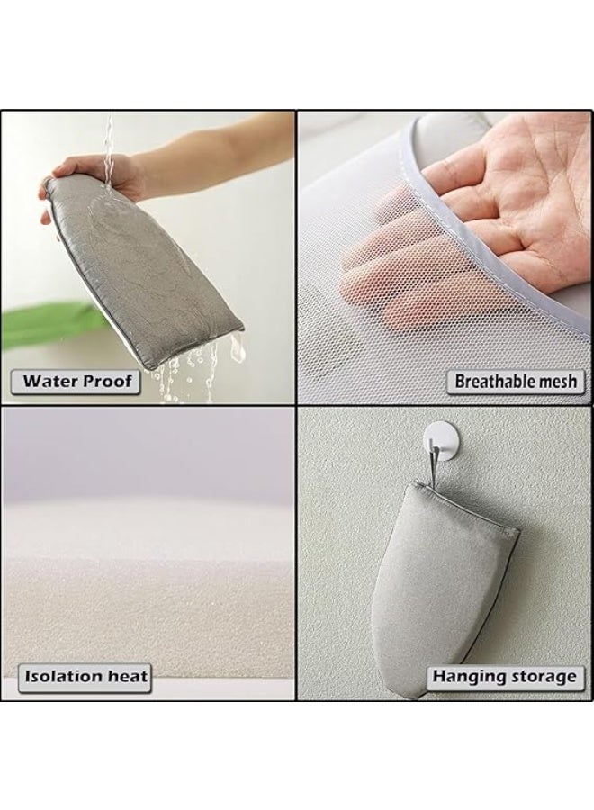 Garment Steamer Ironing Gloves, Anti Steam Handheld Ironing Pad, Heat Resistant Garment Steamer Mitt, Durable Protective Ironing Glove for Garment Steamer (Style E) - Image 4
