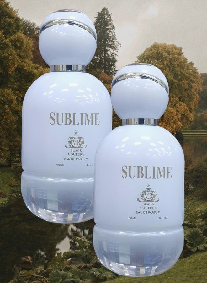 بلاك كوتير 2 قطع عطر سابلايم وايت ١٠٠ مل - Image 1