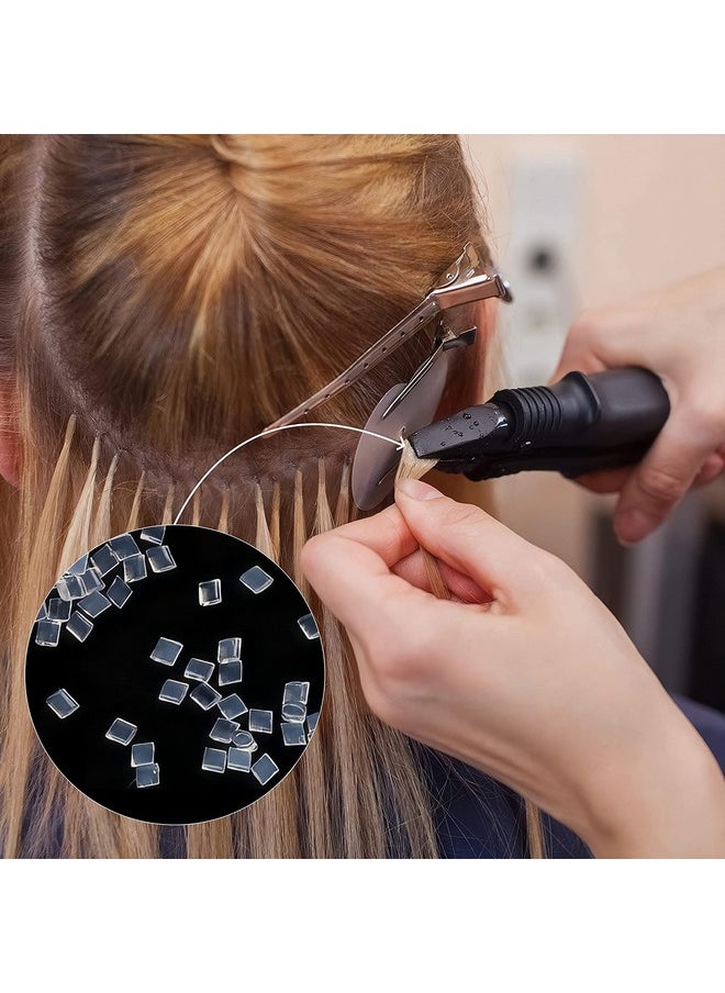 ريو حبيبات لاصقة من غراء الكيراتين الإيطالي لوصلات الشعر بالأظافر/الطرف I، 80 غرام - شفاف  - Image 5
