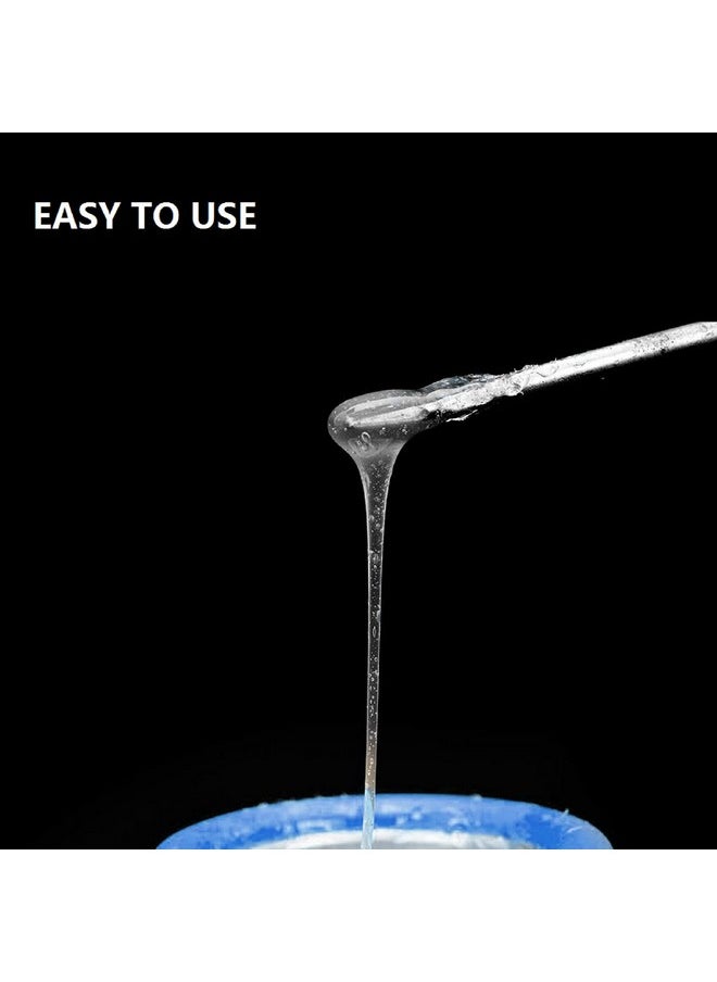 ريو حبيبات لاصقة من غراء الكيراتين الإيطالي لوصلات الشعر بالأظافر/الطرف I، 80 غرام - شفاف  - Image 3