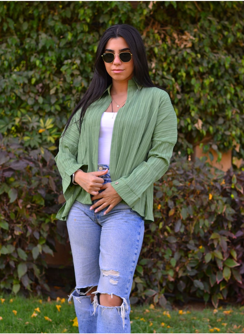ASYA - Shirt kroshia green - Image 1
