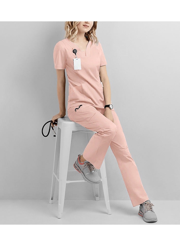 Surgical gown set, doctor nurse gown, beauty salon, dental hospital, work gown, hand washing gown ﻿ - Image 1
