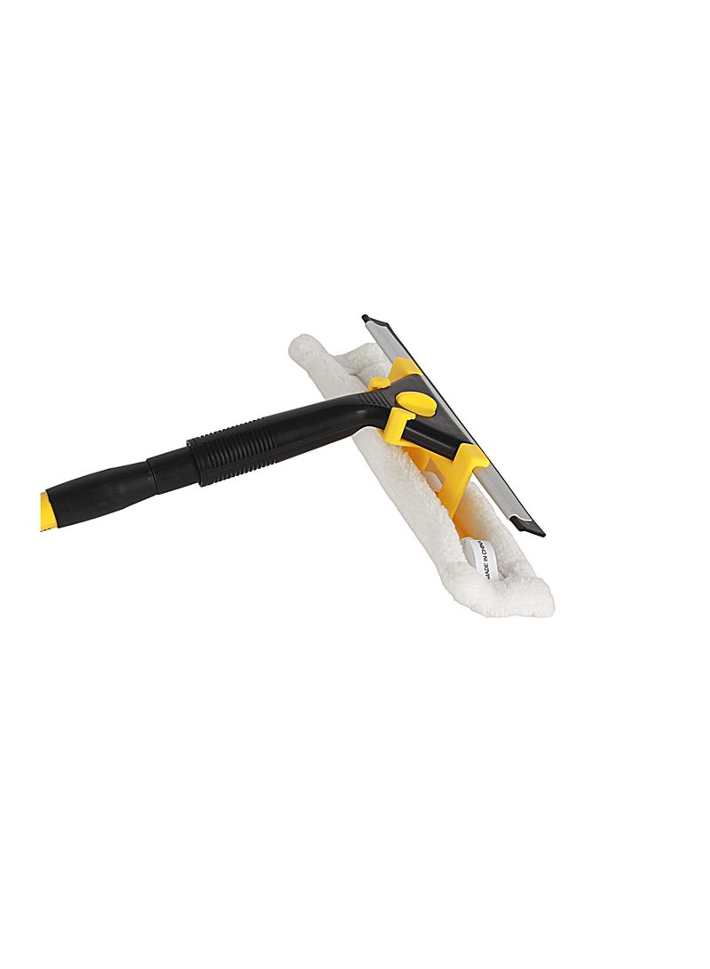 Royalford Window Cleaner with Wiper- RF12258/ 2-in-1 Design, with Rubber Squeegee and Microfiber Pad Multicolor - Image 5