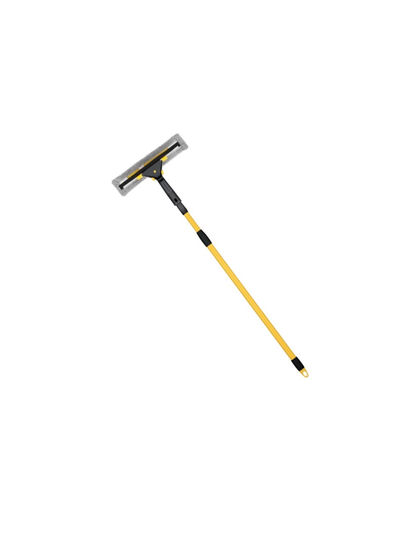 Royalford Window Cleaner with Wiper- RF12258/ 2-in-1 Design, with Rubber Squeegee and Microfiber Pad Multicolor - Image 2