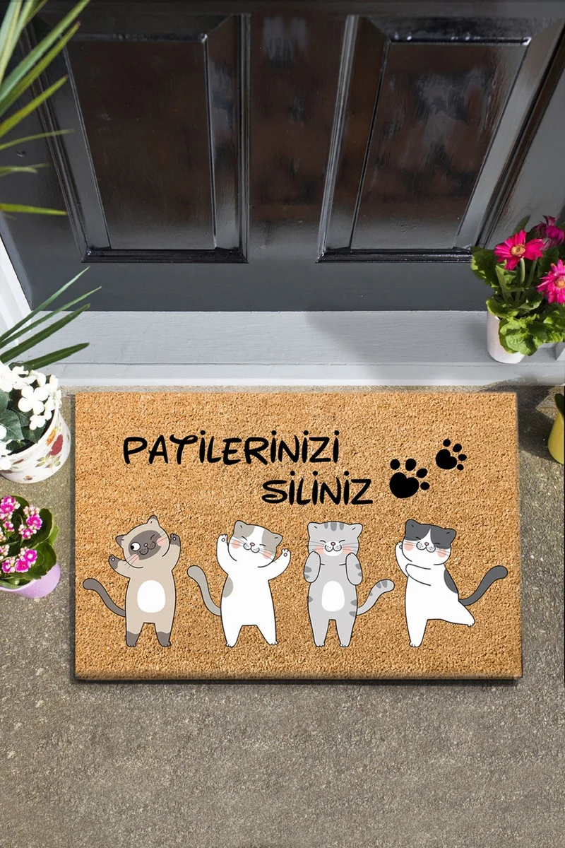 CHILAI HOME Tatus Special Design Interior and Exterior PVC Door Mats